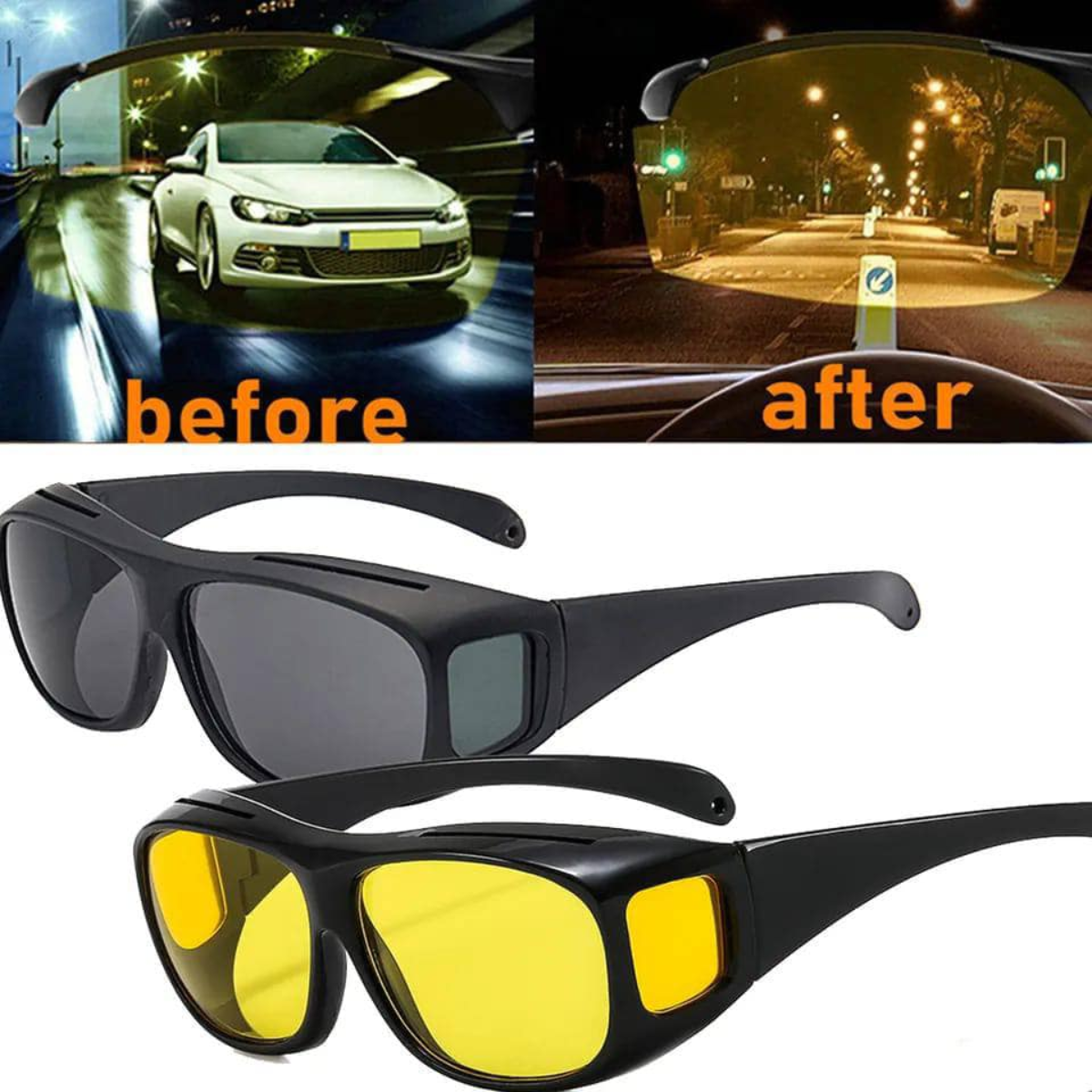 NightVision® Gafas de conduccion día y noche HD X2