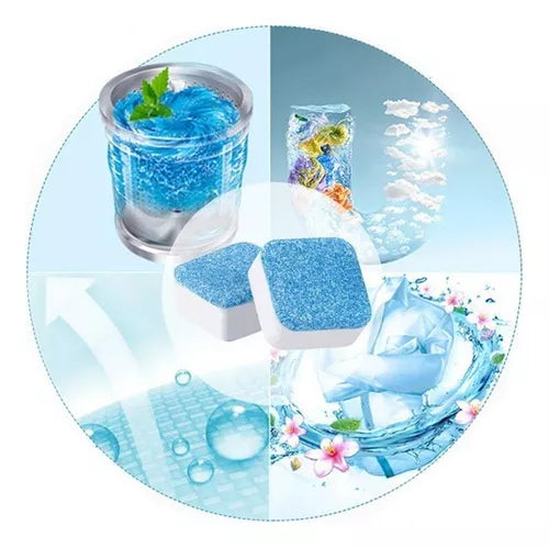 🔵24 Pastillas Total Clean® Limpieza profunda