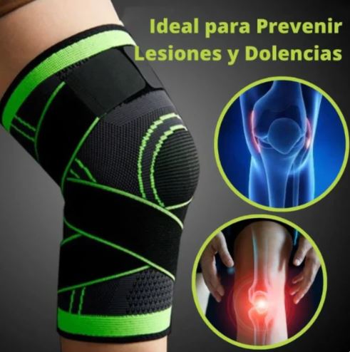 Rodilleras de Compresión Ajustable 2x1® ¡Alivio Real en Cada Paso!