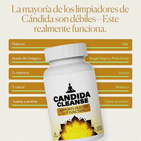 Cándida Cleanse® fórmula 100% Natural