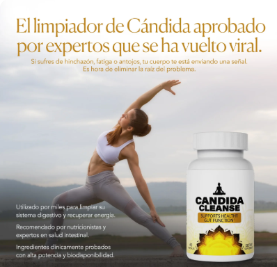 Cándida Cleanse® fórmula 100% Natural