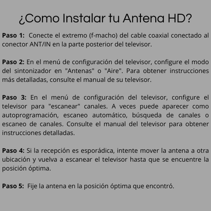ANTENA DIGITAL HD AEROTV®